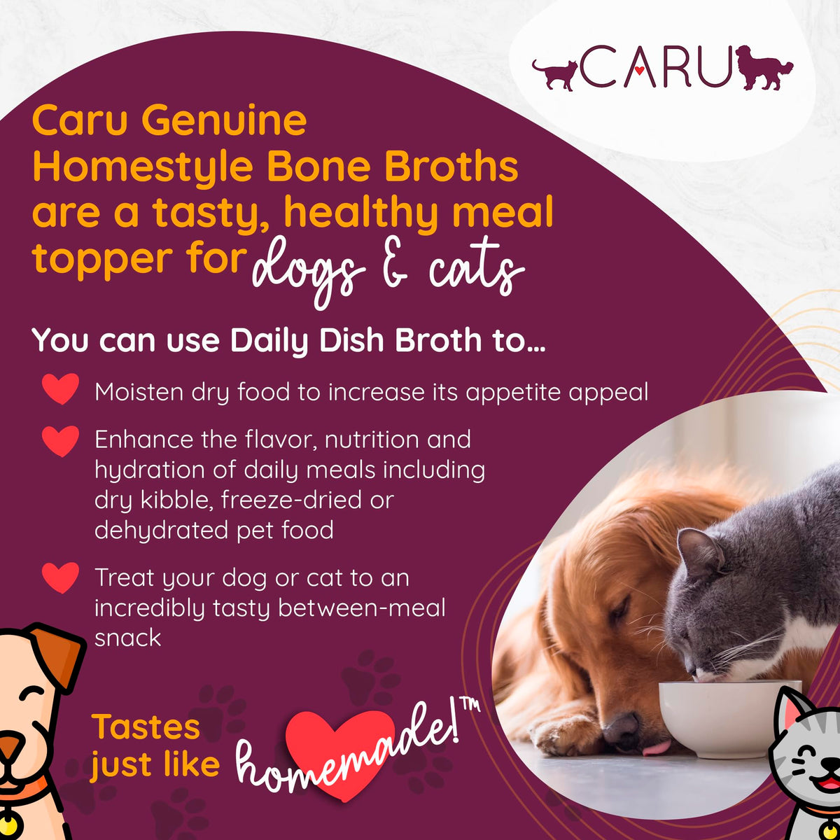 Free Range Chicken Bone Broth for Dogs and Cats 1.1 Lbs F2131