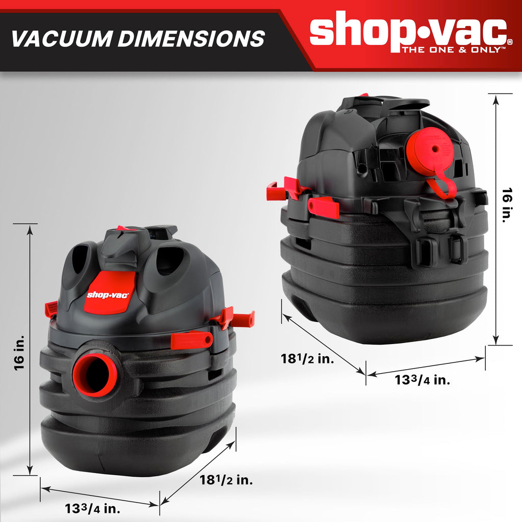 5 Gallon 6.0 Peak HP Portable Wet/Dry Vacuum S460889