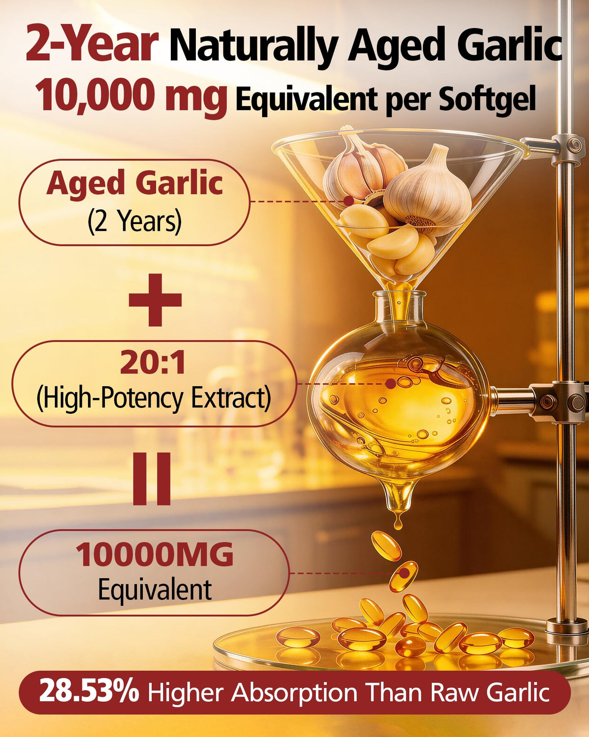 Aged Garlic Extract 10,000 mg 300 Softgels Q4951