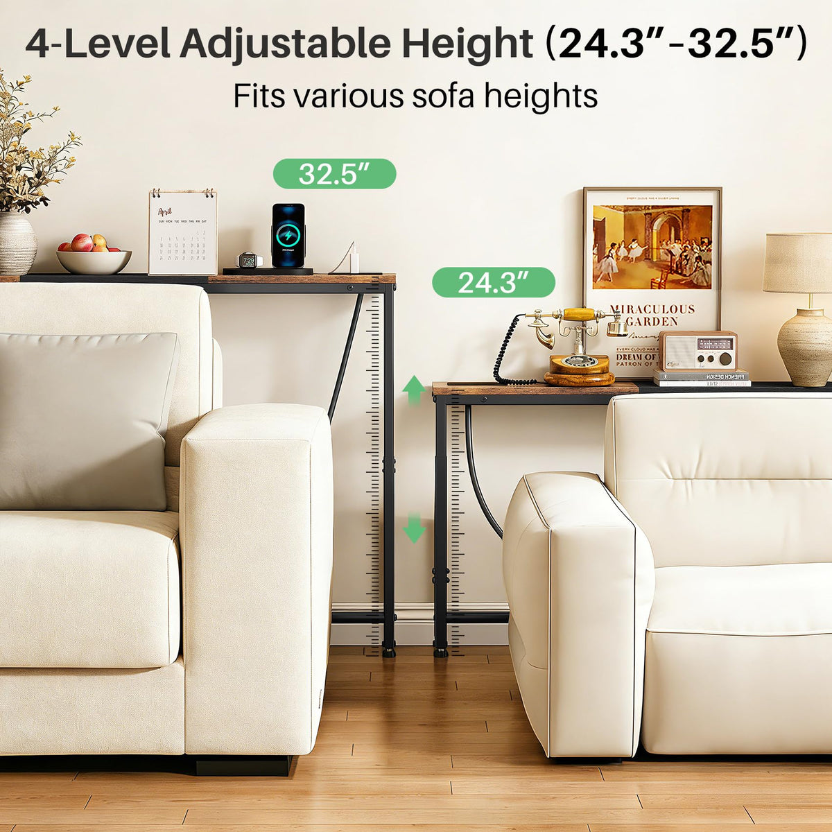 Narrow Console Table with Power Outlet S38704