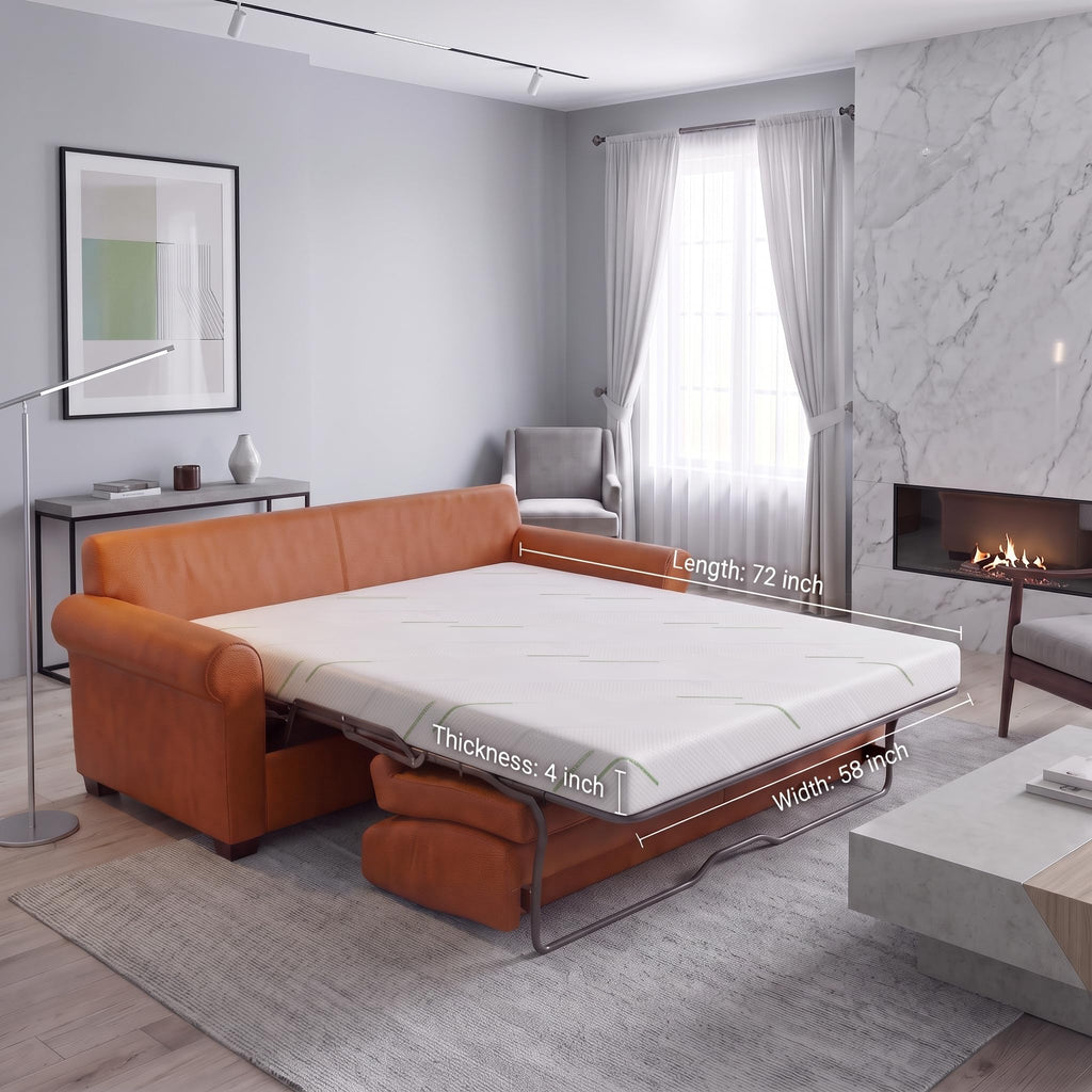 White Queen Sofa Bed Mattress Replacement H5785