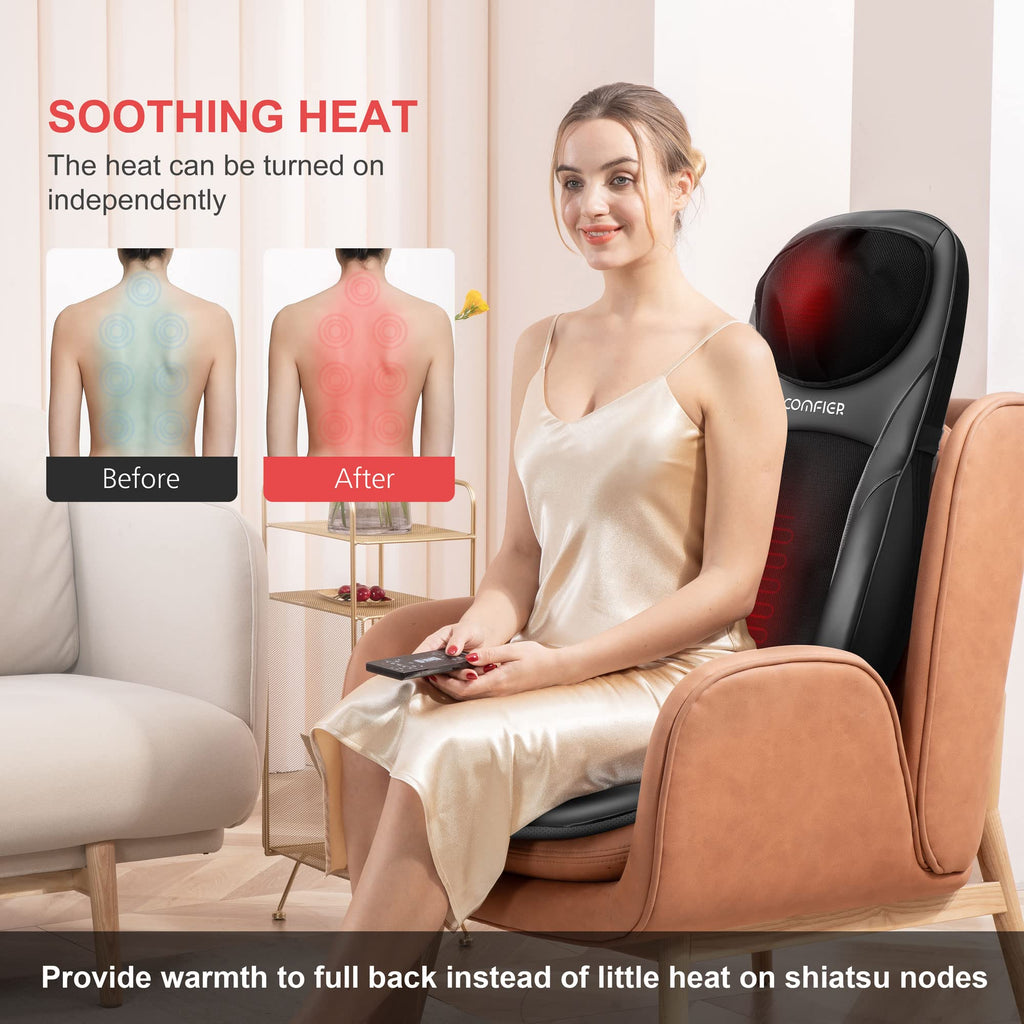 Shiatsu Back Massager with Heat V6248