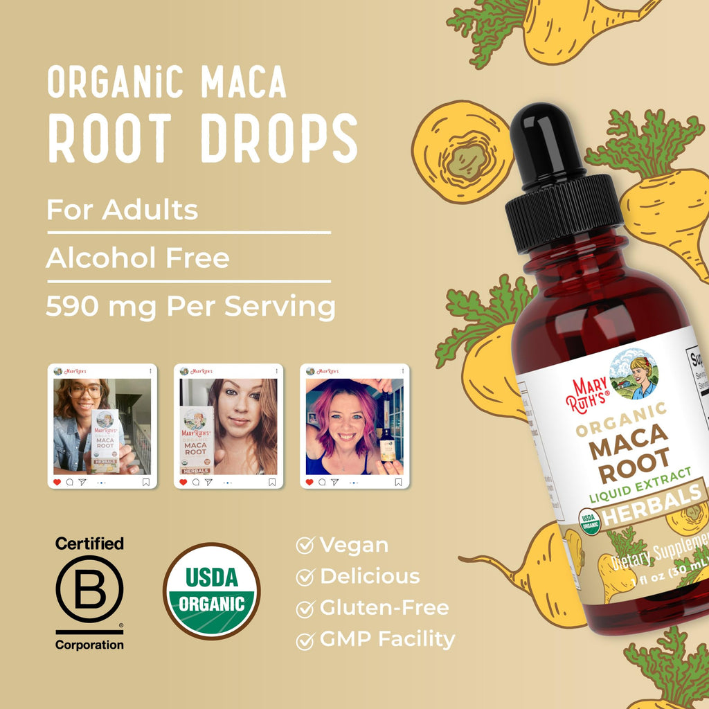 USDA Organic Maca Root Liquid Drops T283
