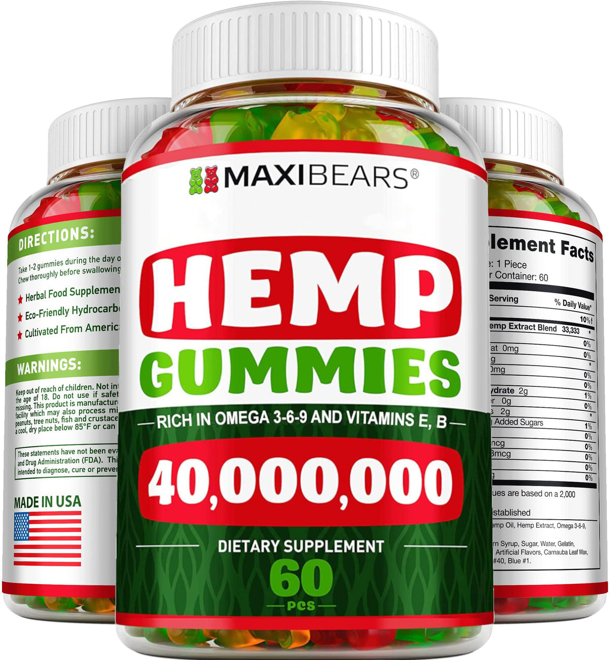 Hemp Gummies 60 pcs I2452