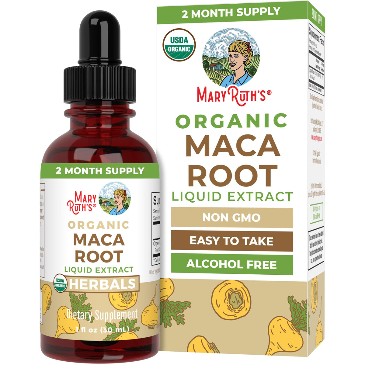 USDA Organic Maca Root Liquid Drops T283