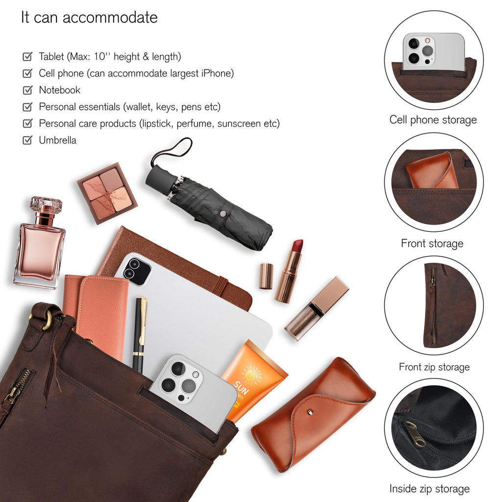 Leather Crossbody Bags for Women Y49035