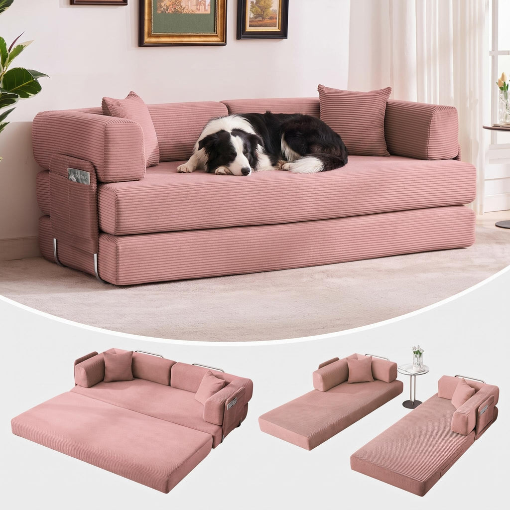 5-in-1 Convertible Sleeper Sofa Bed Z248464
