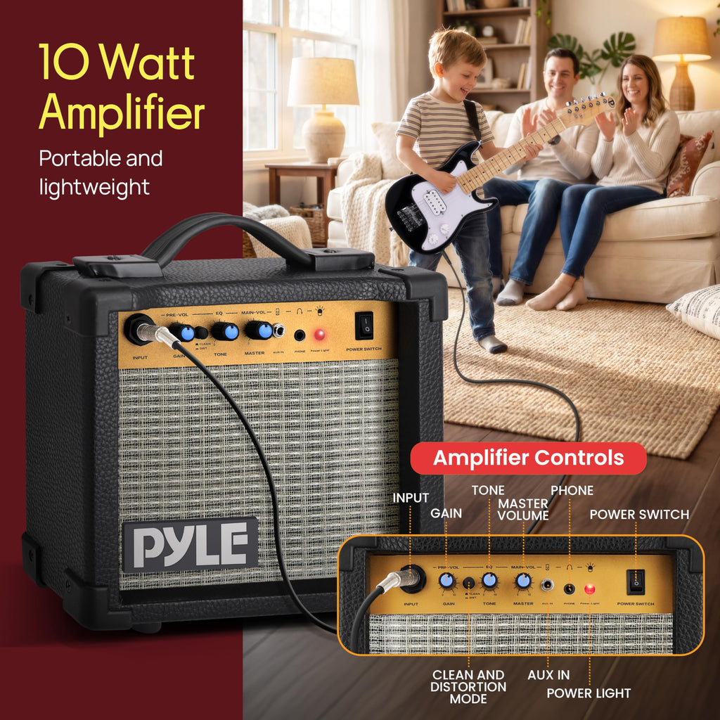 Kids Electric Guitar Starter Kit with Amplifier B94380