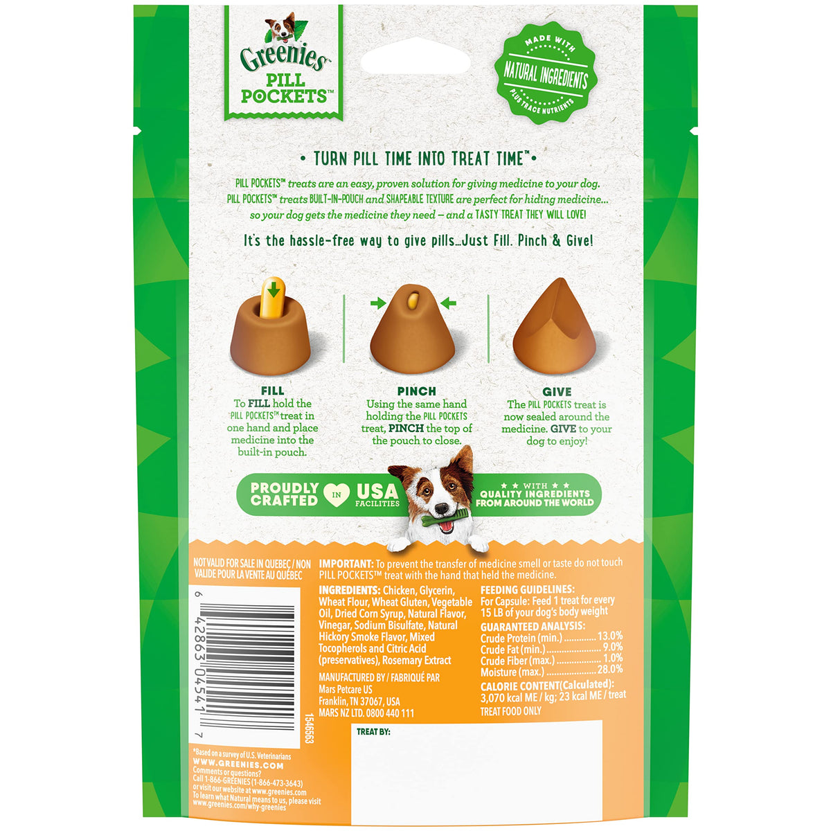 Large Soft Chicken Flavor Dog Treats 7.9 oz K99702