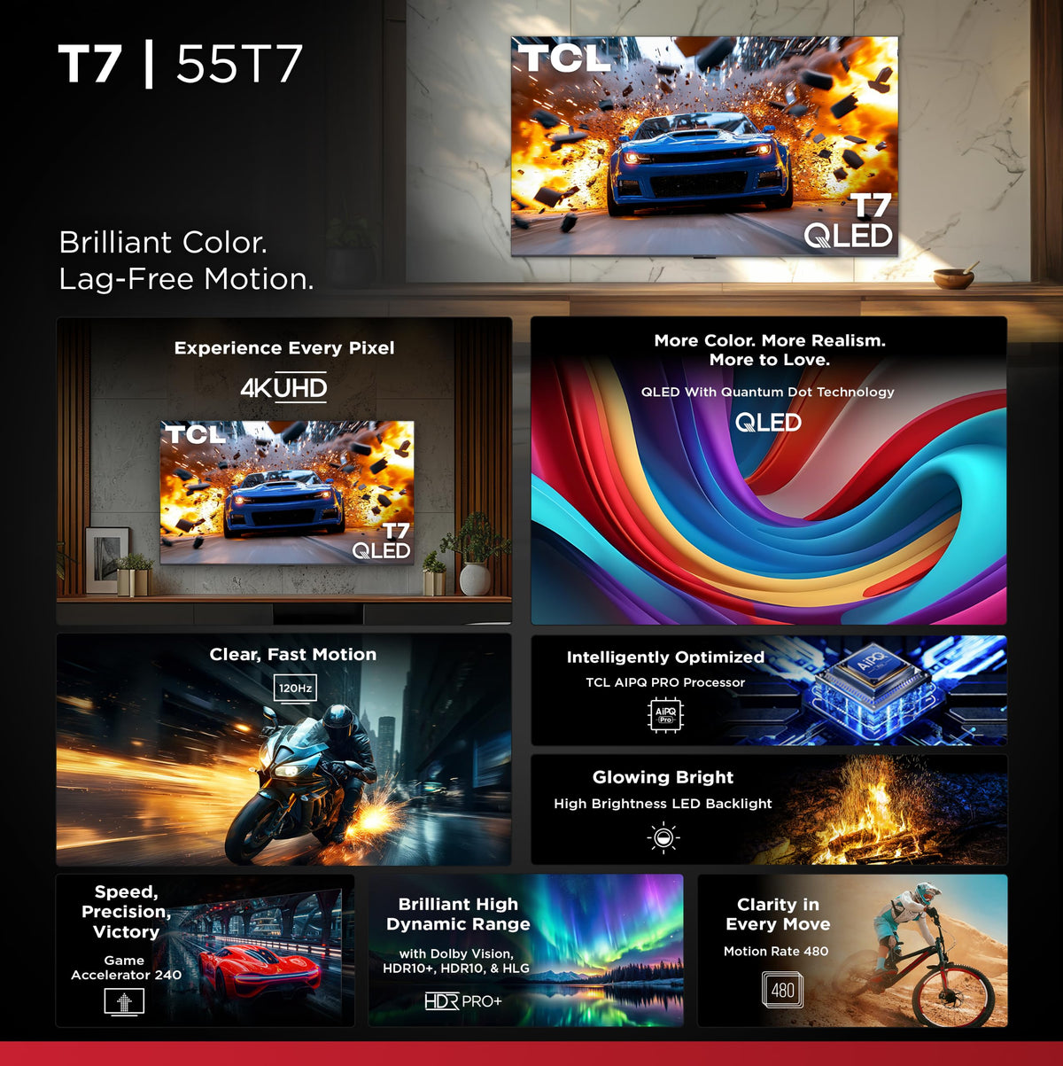 55" 4K QLED Google TV A86479