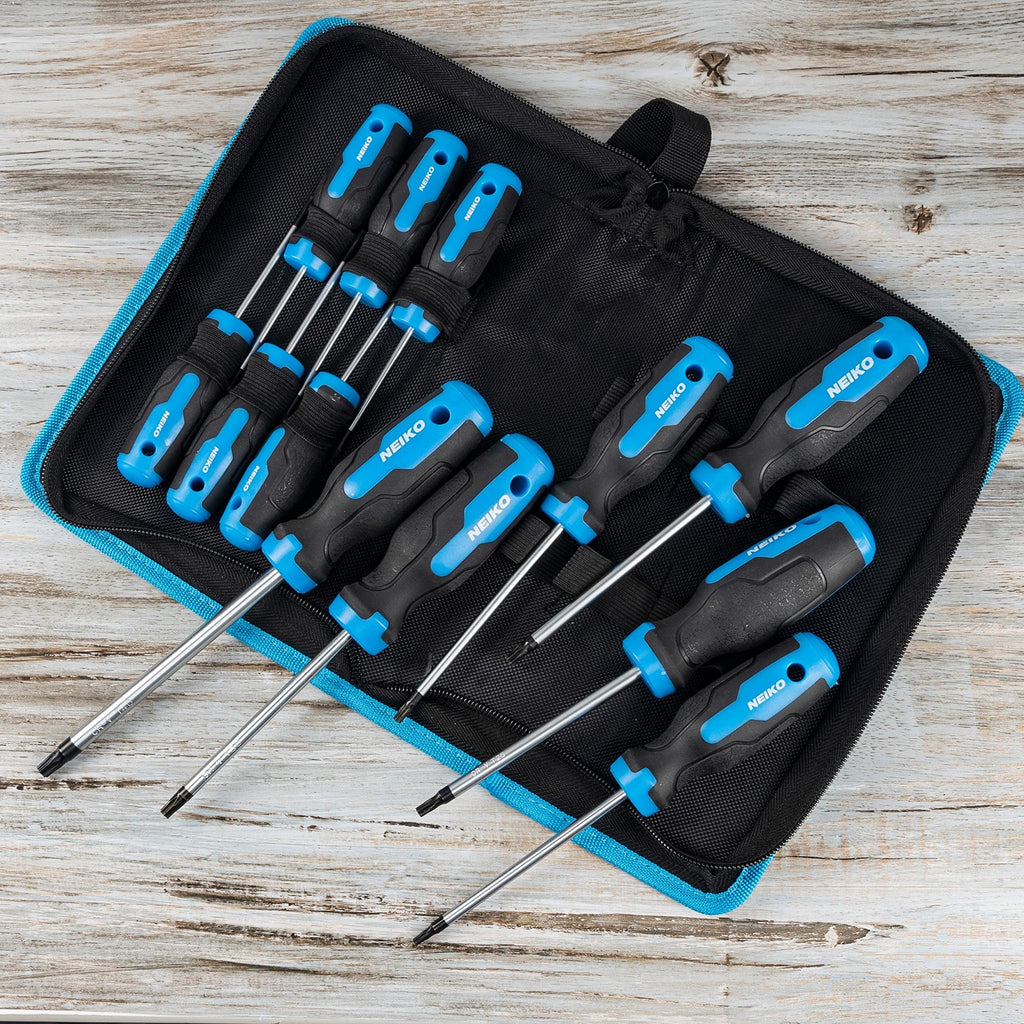 Magnetic Torx Screwdriver Set 12 Piece Chrome Vanadium Steel X35836